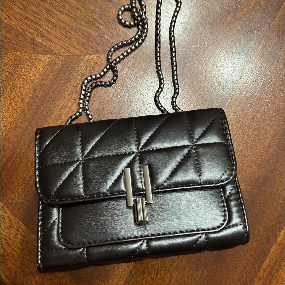Black fashion handbag